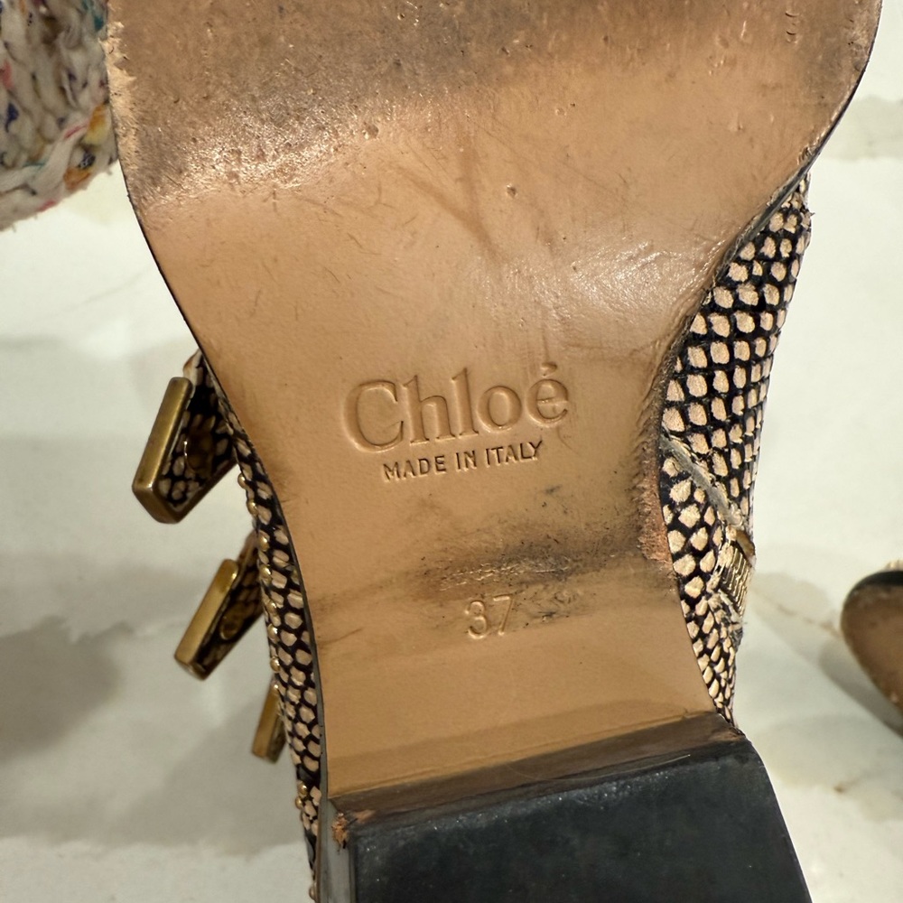 Chloe Susanna Python Ankle Boot - Picture 4 of 5